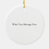 Personalisierte Ornament der größten Mama der Welt (Hinten)