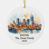 Personalisierte Ornament in Boston, Staat Massachu (Vorne)