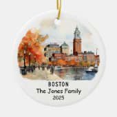 Personalisierte Ornament in Boston, Staat Massachu (Vorne)