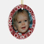 Personalisierte Ornamente aus Red Snowflake (Rechts)