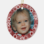 Personalisierte Ornamente aus Red Snowflake (Links)