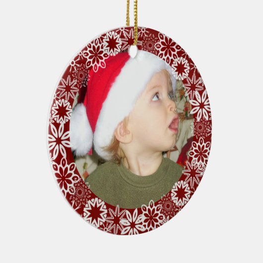 Personalisierte Ornamente aus Red Snowflake (Rechts)