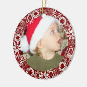 Personalisierte Ornamente aus Red Snowflake (Links)