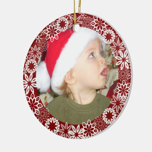 Personalisierte Ornamente aus Red Snowflake (Links)