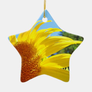 Personalisierte Ornamente Gelbe Sonnenblume Garten