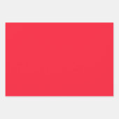 Personalisierte Ornamente - Hellrot und grün Geschenkpapier Set (Vorderseite 2)