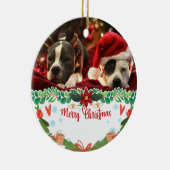 Personalisierte Ornamente Hund Weihnachten Custom (Rechts)