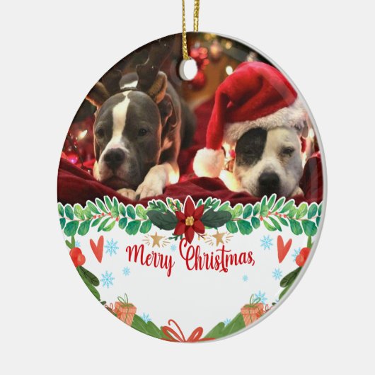 Personalisierte Ornamente Hund Weihnachten Custom (Links)