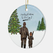 Personalisierte Ornamente - Jagdpartner Weihnachte (Links)