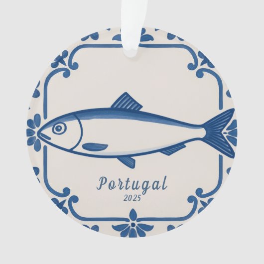 Personalisierte Ornamente - Sardine in Portugal (Vorderseite)