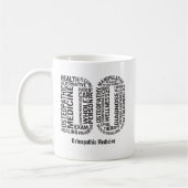 Personalisierte Osteopathie Kaffeetasse (Links)