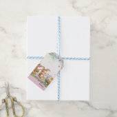 Personalisierte Osterautoskleber Geschenkanhänger (Mit Garn)