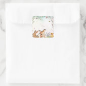 Personalisierte Osterautoskleber Quadratischer Aufkleber (Tasche)