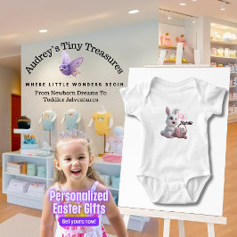 Personalisierte OsterBaby-Bodysuit Baby Strampler