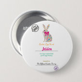 Personalisierte Osterei-Kellerei für Kinder Button (Vorne & Hinten)