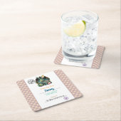 Personalisierte Osterei-Kellerei für Kinder Rechteckiger Pappuntersetzer (Vor Ort)