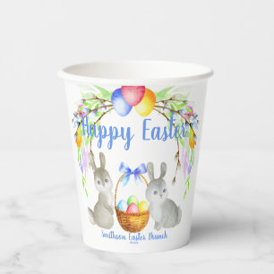 Personalisierte Ostereier, Bunnies, Frühlingsblume Pappbecher