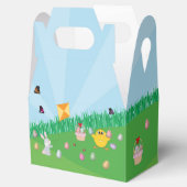 Personalisierte Ostereier Hundeschlitten Bunny Chi Geschenkschachtel (Geöffnet)