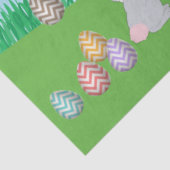 Personalisierte Ostereier Hundeschlitten Bunny Chi Seidenpapier (Ausschnitt)