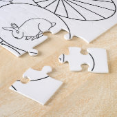 Personalisierte Ostereier in Farbpuzzles Puzzle (Seite)