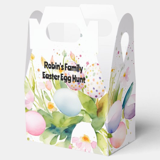 Personalisierte Ostereier-Jagdbox Geschenkschachtel (Geöffnet)