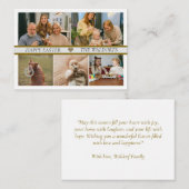 Personalisierte Osterfreude: Benutzerdefiniertes F Mitteilungskarte (Vorne/Hinten)