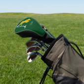 Personalisierte Osterglocken-Monogramm-Initiale A Golf Headcover (In SItu)