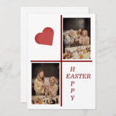 Personalisierte Ostergrußkarten - Anpassen Feiertagskarte (Vorne/Hinten)