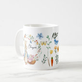 Personalisierte Osterhase Kaffeetasse (Vorderseite Links)