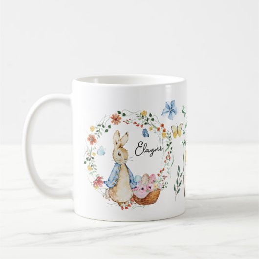Personalisierte Osterhase Kaffeetasse (Links)