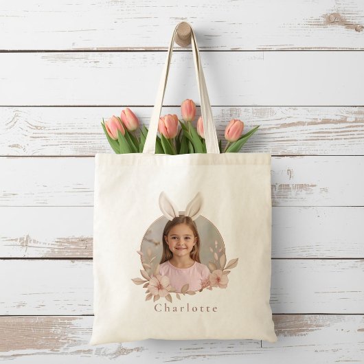 Personalisierte Osterhasen-Fototüte Tragetasche