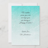 Personalisierte Osterkarte Einladung (Rückseite)