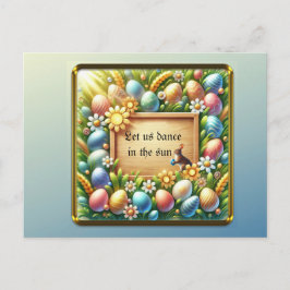 Personalisierte Osterkarte Feiertagspostkarte