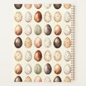 Personalisierte Ostern-Rezepte in Beige Planer (Rückseite)