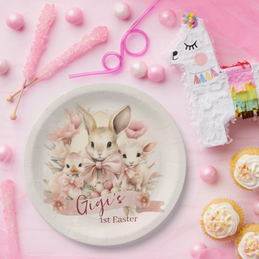 Personalisierte OsterTeller Pappteller (Party)