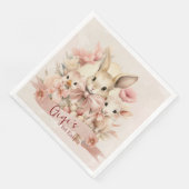 Personalisierte OsterTeller Serviette (Ecke)