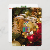 Personalisierte Osterweihnachtskarte Feiertagskarte (Vorne/Hinten)