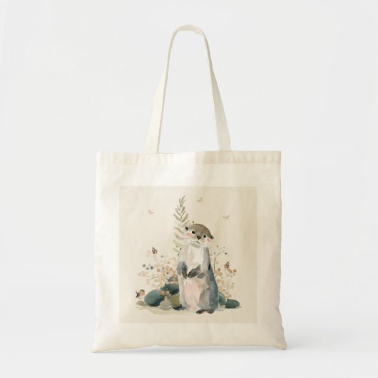 Personalisierte Otter-Explorer-Tasche Tragetasche (Vorne)