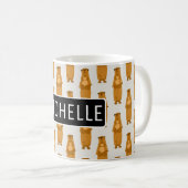 Personalisierte Otter Kaffeetasse (VorderseiteRechts)