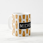 Personalisierte Otter Kaffeetasse (Vorderseite Links)