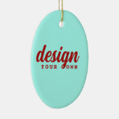 Personalisierte Oval-Form für kundenspezifisches D Keramik Ornament (Rechts)