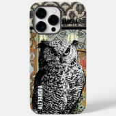 Personalisierte Owl, blumenwärme Erdsonde Case-Mate iPhone Hülle (Rückseite)