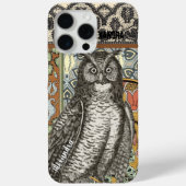 Personalisierte Owl Damask iPhone 5c Gehäuse Case-Mate iPhone Hülle (Rückseite)
