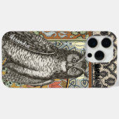 Personalisierte Owl Damask iPhone 5c Gehäuse Case-Mate iPhone Hülle (Rückseite (Horizontal))