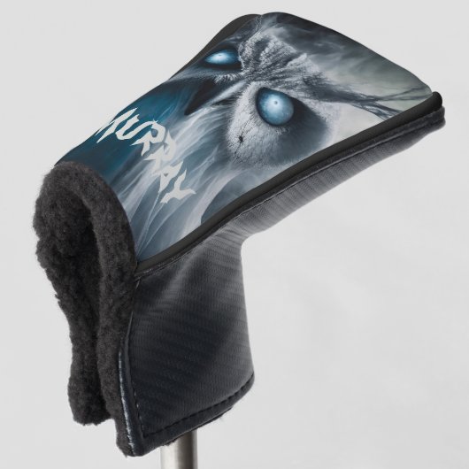 Personalisierte Owl-O-Ween Golf Putter Abdeckung Headcover (3/4 Vorderseite)