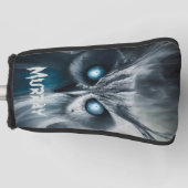 Personalisierte Owl-O-Ween Golf Putter Abdeckung Headcover (Vorderseite)