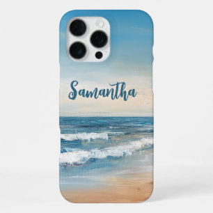 Personalisierte Ozean-Strandferien-Szene iPhone 16 Pro Max Hülle