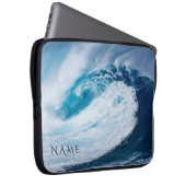 Personalisierte Ozeanwelle Laptopschutzhülle (Vorne Rechts)