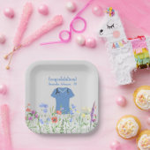 Personalisierte PA Arzt Assistenzärztin Blue Scrub Pappteller (Party)