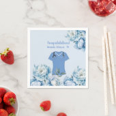 Personalisierte PA-Arztassistentin blaue Arbeitskl Serviette (Beispiel)